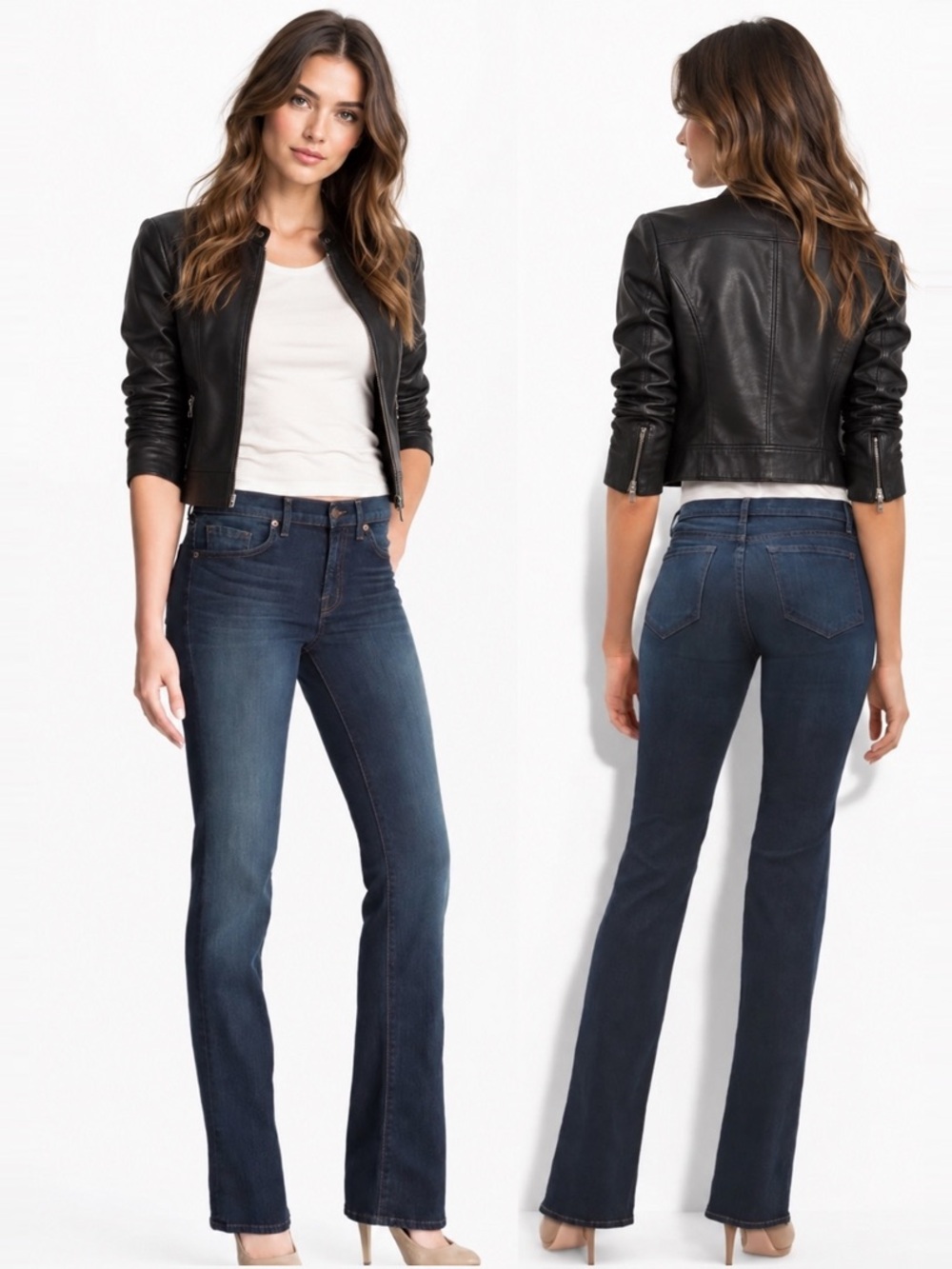 J Brand 818 Slim Bootcut Jeans Classic Wash Dark Blue Size 26 NWOT